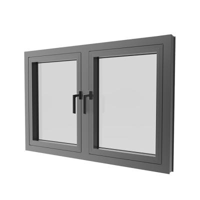 China Magnetic Screen Aluminum window casement windows windproof soundproof insect control  quality guarantee for sale