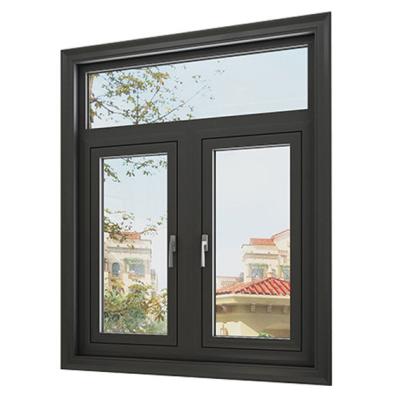 China Magnetic Screen Hurricane Impact Aluminum Window Indoor Bedroom with Louvers and Mesh Selection Quality for sale