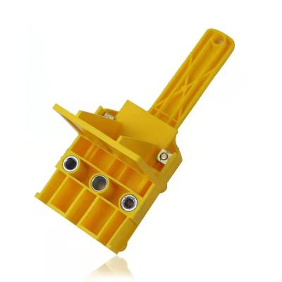 China Wooden Hole Drilling Keyou 6/8/10mm Colorful ABS Hole Broaching Jig with 6/8/10 Drills Dowel Hole Guide for sale