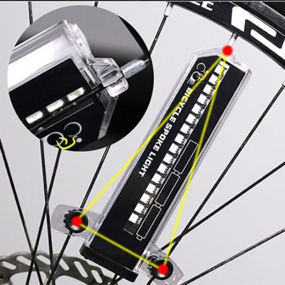 China Outdoor Game Selling 32 Models LED Cycling Bikes 3d Bikes Rainbow Wheel Signal Tire Spoke Rear Lamp Bike Light Warning Equipment for sale