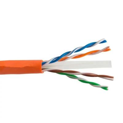 China Internet System 1000ft 305m Network Cat6 2x4p 23awg 24awg UTP Unshielded Solid Blue Bulk PVC Ethernet LAN Cable for sale