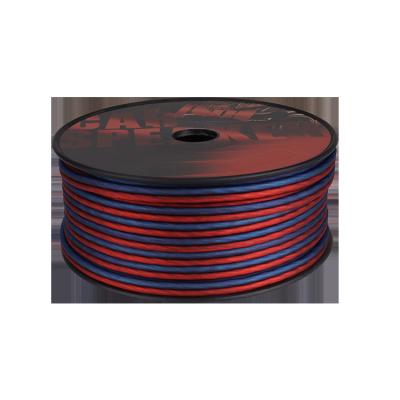 China Indoor and outdoor audio speaker wire car speaker wire copper wire 2 ofc audio parallel black red high quality core audio wire for car indoor and outdoor audio for sale