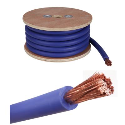 China No A.W.G DC PVC ofc copper 4mm 6mm 10mm 20mm2 35mm 50mm flexible 0ga power cable for car audio land for sale