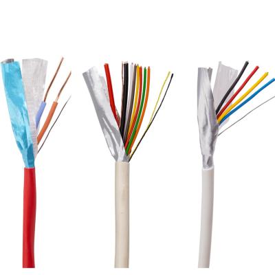 China Low price fire resistance wire fplr shielded 1.5mm 2 4 core 14 18 16awg alarm cable for security Alarmcable for sale