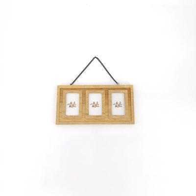 China China Newborn Wooden Photo Frame Hanging On The Wall for sale