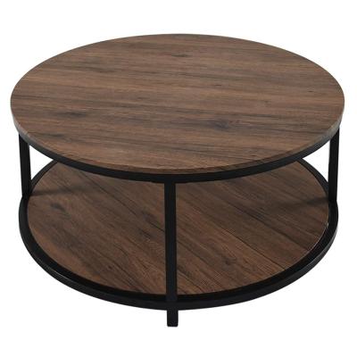 China New Fashion Comfortable Living Room Furniture Round Coffee Table (Height) Adjustable for sale