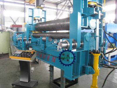 China Hydraulic Plate Rolling Machine with CE Standard , Upper Roller Universal Metal Bender for sale