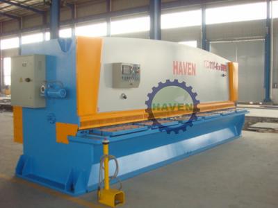 China Hand wheel Steel metal shearing and cutting machines QC11Y-6x6000 for sale