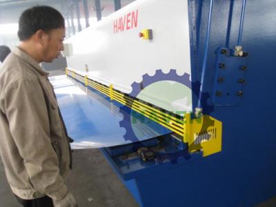 China Iron Sheet Hydraulic Swing Beam Shearing Machinery High Efficiency Sheet Metal Shears for sale