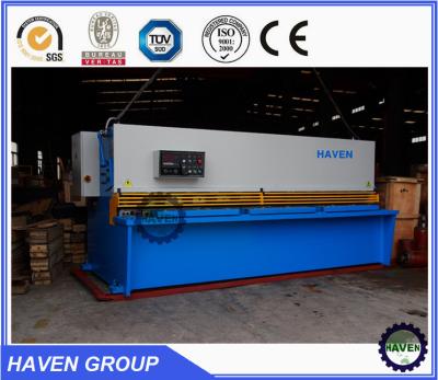 China Blue Swing Beam Plate Shearing Machine With Hydraulic Top - Drive for sale