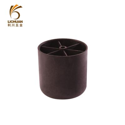 China Modern Modern Canton Hardware Plastic Sofa Leg Cylindrical Furniture Leg for sale