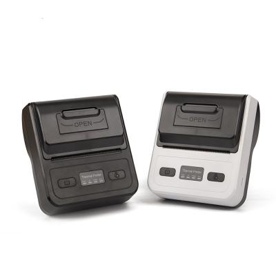 China 80mm Black And White Portable Android Thermal Printer BT Mini Thermal Printer for sale