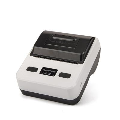 China New Product POS Receipt 80mm Mini Portable Blue Tooth Mobile Black And White Thermal Printer With 2000mAh Battery for sale