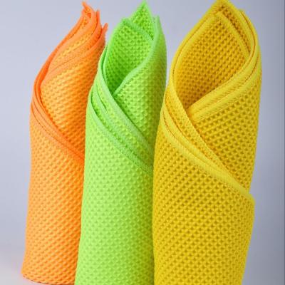 China Viable Micro Fiber Cloth Cleaning Microfiber Waffle Cloth Towels for sale