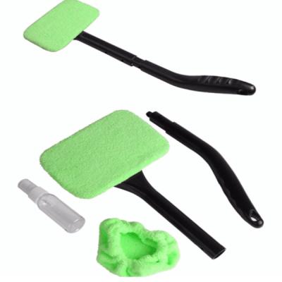 China Viable Windshield Tool Microfiber Cloth Car Detergent Cleaning Brush With Detachable Handle for sale