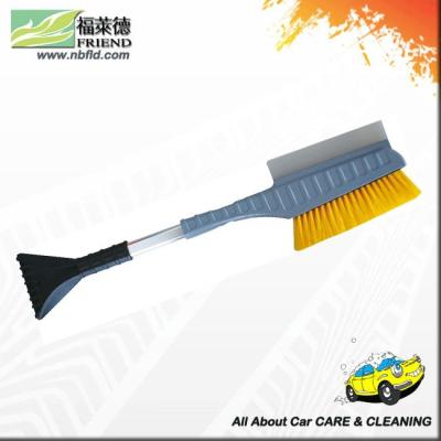 China FL-S039 Telescopic Silicone Ice Scraper and Snow Brush for sale