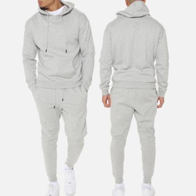 China Wholesale Custom Cotton Breathable Plus Size Jogger Hoodies Pants Gym Tracksuit Sets Men's Casual Tracksuit Sets for sale