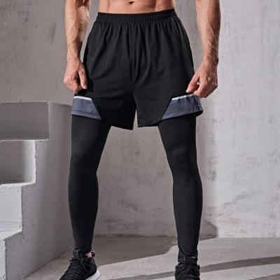 China New Style Quick Breathable Compression Sports Tights Running Elastic Drying Gaiters - For Men for sale