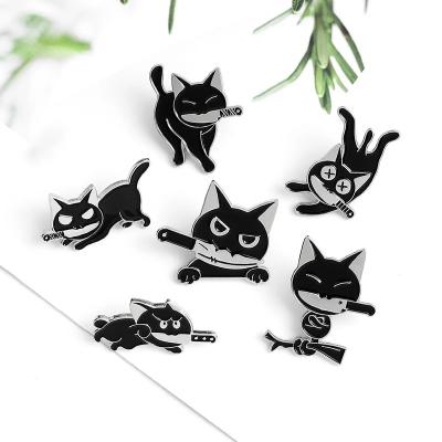 China Cartoon Kawaii Europe Milk Tea Cat You Are My Bestea Cat You Are My Bestea Hard Pin Party Jewelry Fashion Fan Gift Brooch Backpack Lapel Pin for sale