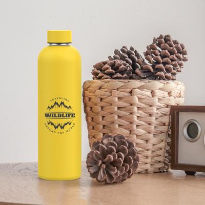 China 750ml 25oz BPA Free Sample 304 Stainless Steel Sustainable Vacuum Thermal Water Bottle for sale