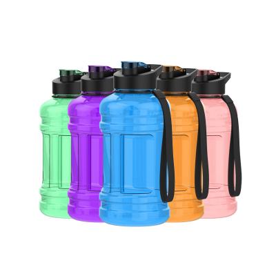 China Sturdy 2.2L 75oz Classic Style Fitness Tank Container Durable Sports Plastic Water Jug for sale