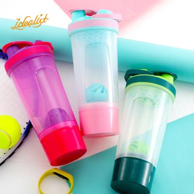 China Best Quality Viable Free Sample 720ml 25oz Plastic Protein Shaker Bottles Viable For Fitness for sale