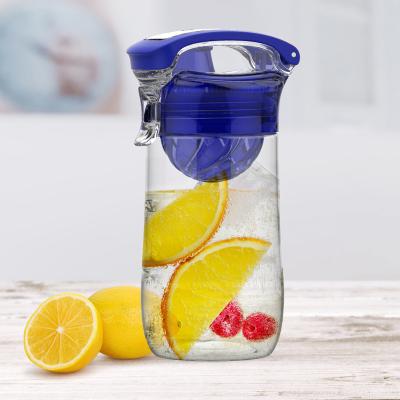 China Viable 15oz 450ml China Factory BPA Free Leak Proof Plastic Tritan Fruit Infuser Water Bottle For Kids for sale