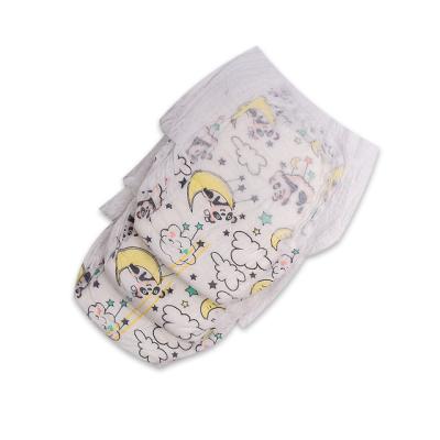 China Hot Sale Wholesale Manufacturer For Soft Biodegradable Printed Disposable Baby Diapers Customize Diapers for sale