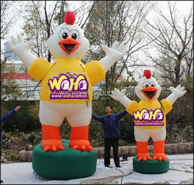 China decoration waha customized inflatable chicken for advertising for sale