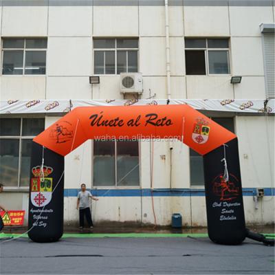 China Oxford Cloth Advertising Inflatables Arcade Inflatable Race Arch Start Finish Line for sale