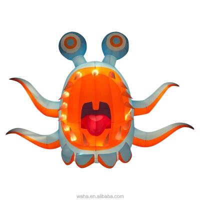 China High End Chemical Cloth Inflatable Monster Fun Advertising Square Inflatable Art Inflatable Product for sale