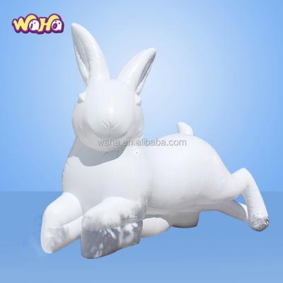 China Oxford cloth custom advertising giant inflatable led bunny/inflatable cartoon/inflatable easter bunny with led light for sale for sale