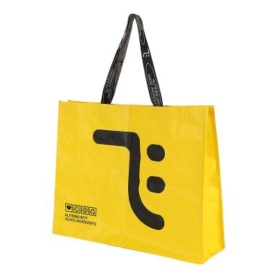 China 2023 New Non Woven Bag Grocery Tote Handled Zippered Non Woven Bag for sale