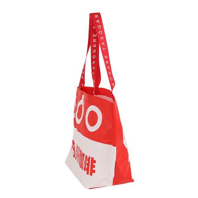 China New Non Laminated Non Woven Bag Reusable Woven Fabric Tote Shopping Gift Bags for sale