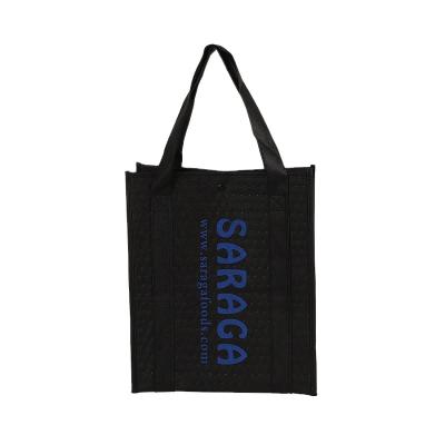 China Hot Sale Promotional Wholesale Recyclable Recyclable Custom Logo White Handled Nonwoven Bag for sale