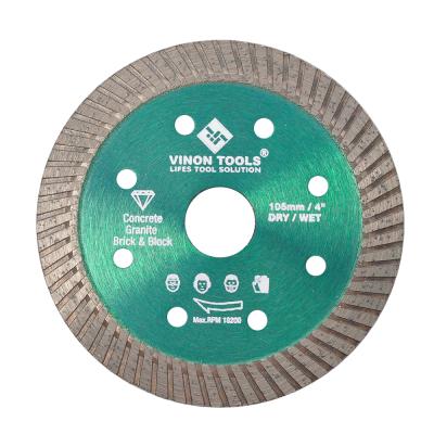 China Top Quality 110mm Diamond Cut Porcelain Saw Blade for sale