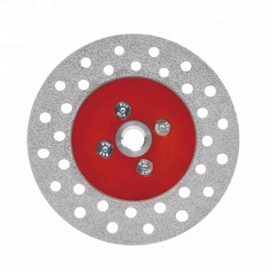 China 125mm Welded Diamond Cutting and Grinding Blade, 2 Blades in 1 125mm for sale