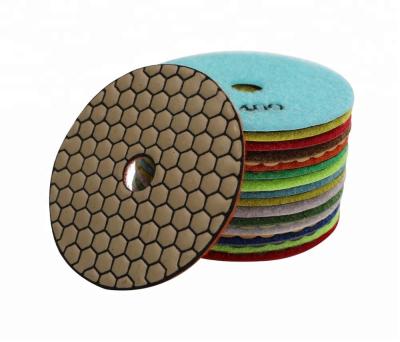 China Super Premium Dry Diamond Polishing Pads For Stone , Marble Standard Size for sale