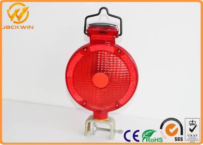 Chine Sécurité routière jaune rouge solaire de voyants d'alarme de stroboscope de la lampe LED de barricade du trafic à vendre