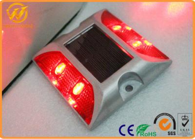 China 105*105*23mm LED Solar Road Stud / Reflective Studs On The Road , 1000mm Visual Distance for sale