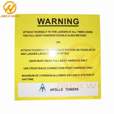 China Customized Rectangle Reflective Aluminum Warning Sign Roadside Safety Caution for sale