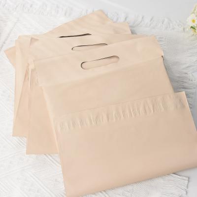 China Eco-friendly Custom 10X13 Biodegradable D2W Envelope Mailing Shipping Bag Clothing Compostable Poly Mailer With Handle for sale