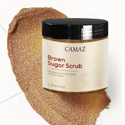 China Exfoliator Brown Sugar Face Scrub Exfoliating Body Best Fine Sea Salt Scrubs Brown Sugar Organic Whitening Body Scrub for sale