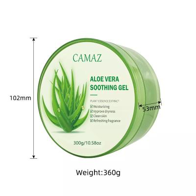 China Whitening Soothing Aloe Vera Aloe Vera Gel From Fresh Cut Plant 99% Pure Natural Organic Aloe Vera Repair Sunburn Gel For Skin Lightening for sale