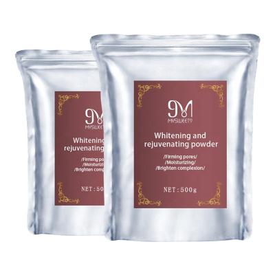 China Hydrating Cream Pomegranate Red Deep Hydrate Powder Hyaluronic Face Mask Whitening Shaping Mask Powder Mint Hydrojelly Mask Powder for sale