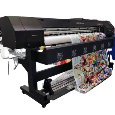 China Advertising Company 1.6m 1.8m XP600 DX5 I3200 Eco Large Format Solvent Printer for sale