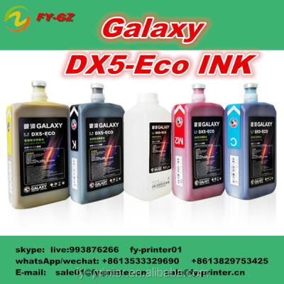 China original galaxy dx5 eco solvent ink for sticker plotter DX5-ECO INK for sale