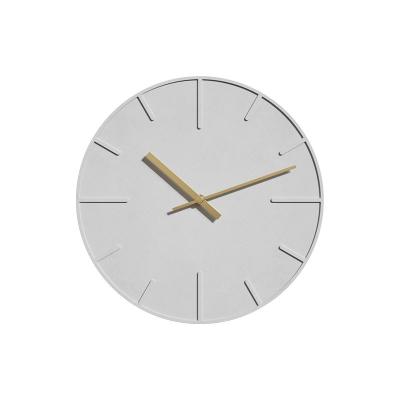 China Wholesale Modern Eco-friendly Luxury Concrete Home Decor Custom Wall Clock Cement Wall Clocks Modern Decor For Sale for sale