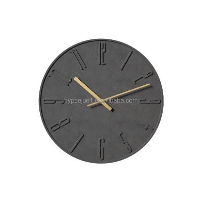 China Best price cement home decor custom modern luxury modern wall clock nordic clock and wall for for home hotel bar for sale