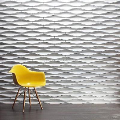 China Modern Eco-friendly Clay Wall Tiles Fish-Shaped Decorative Indoor Concrete Wall Tiles Bedroom Living Room Hotel Decorative Wall Tiles for sale